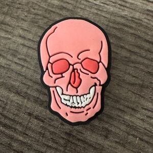 Pink Skull CROCS Jibbitz Shoe Charm 5/$20
